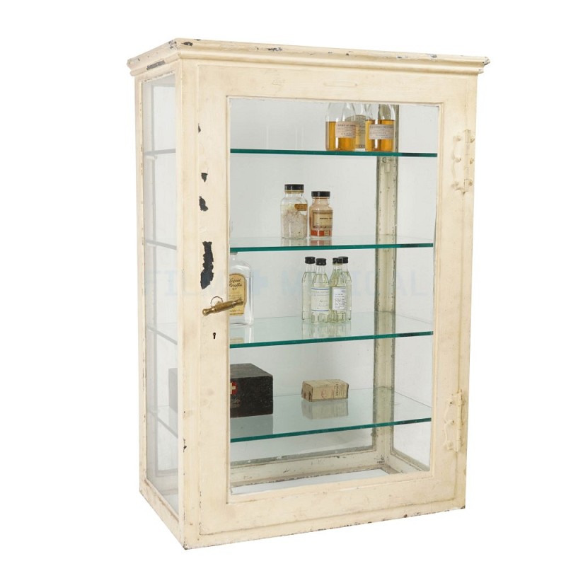 Cast Iron and Glass Cabinet